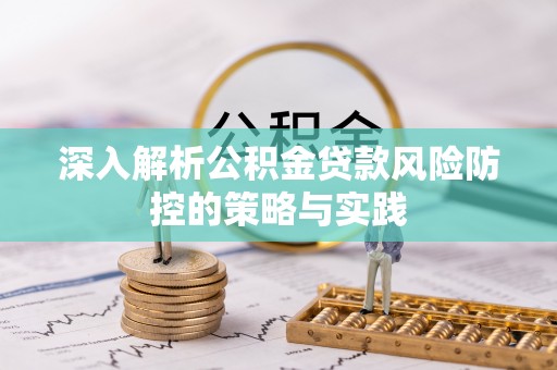 务川深入解析公积金贷款风险防控的策略与实践